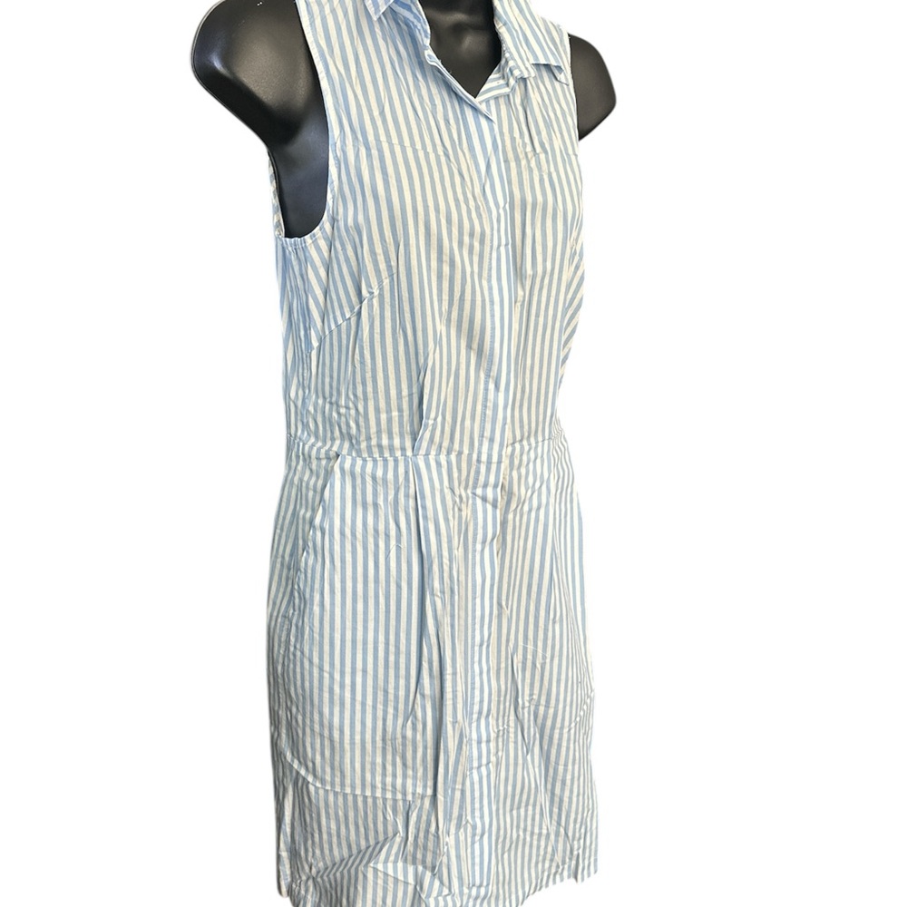 H&M Striped Sleeveless Dress with Pockets NWOT - Picture 2 of 7